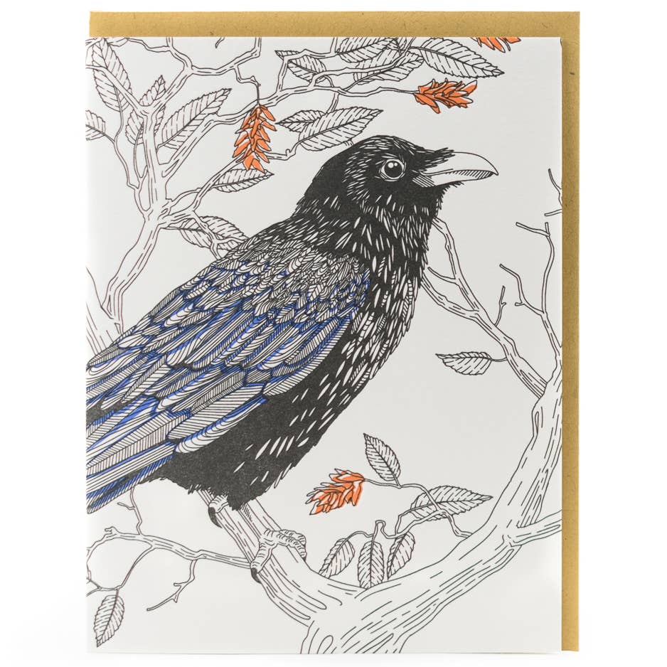 Common Raven Card