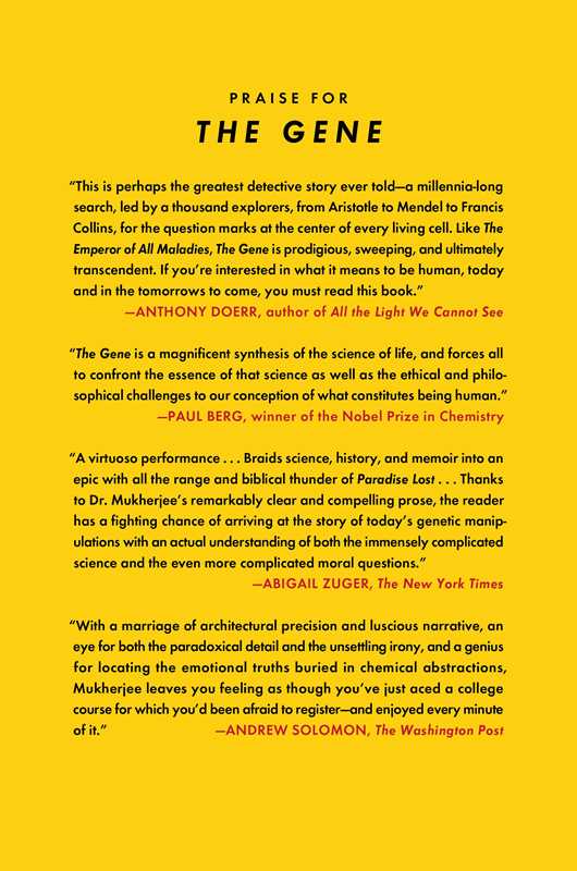 Gene by Siddhartha Mukherjee