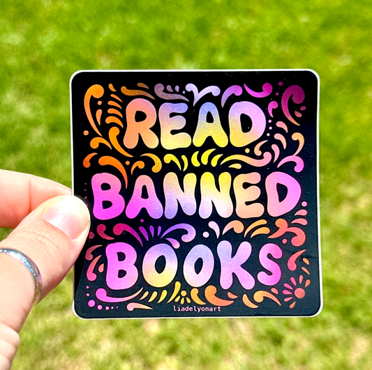 Read Banned Books Sticker