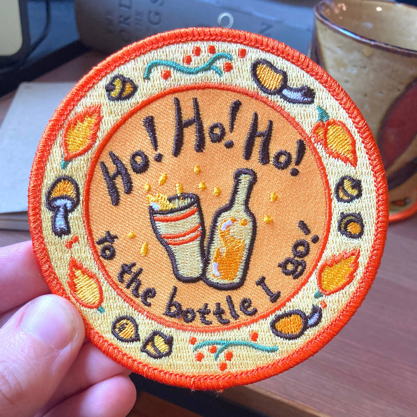 Ho! Ho! Ho! Hobbit Patch Coaster