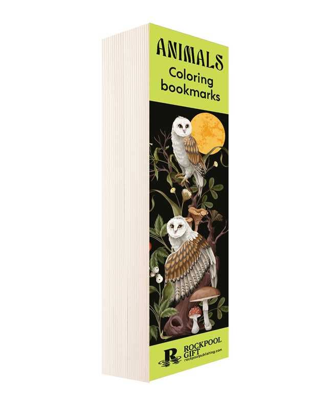 Animals Coloring Bookmarks by Rockpool  Publishing