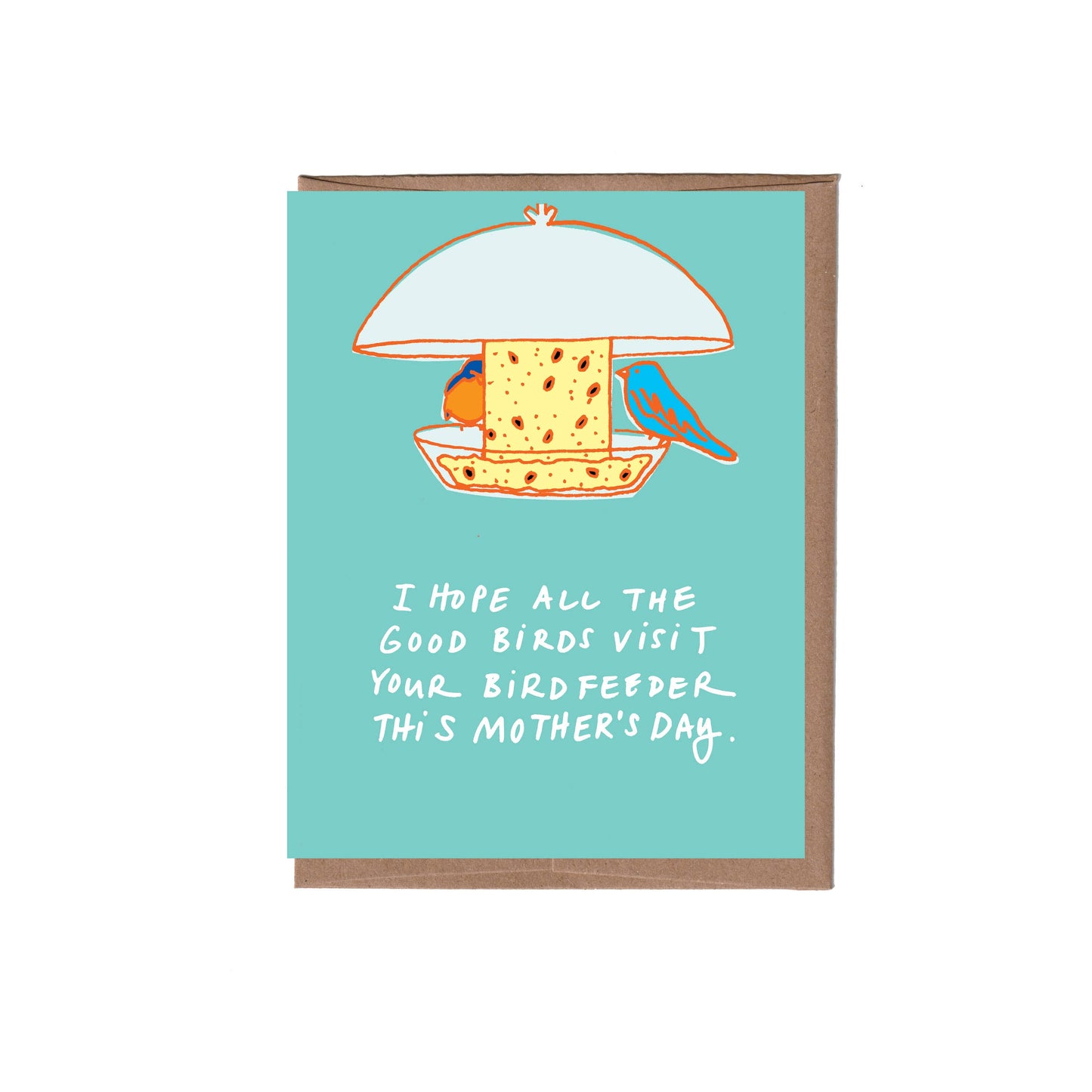 Bird Feeder Mother's Day Greeting Card