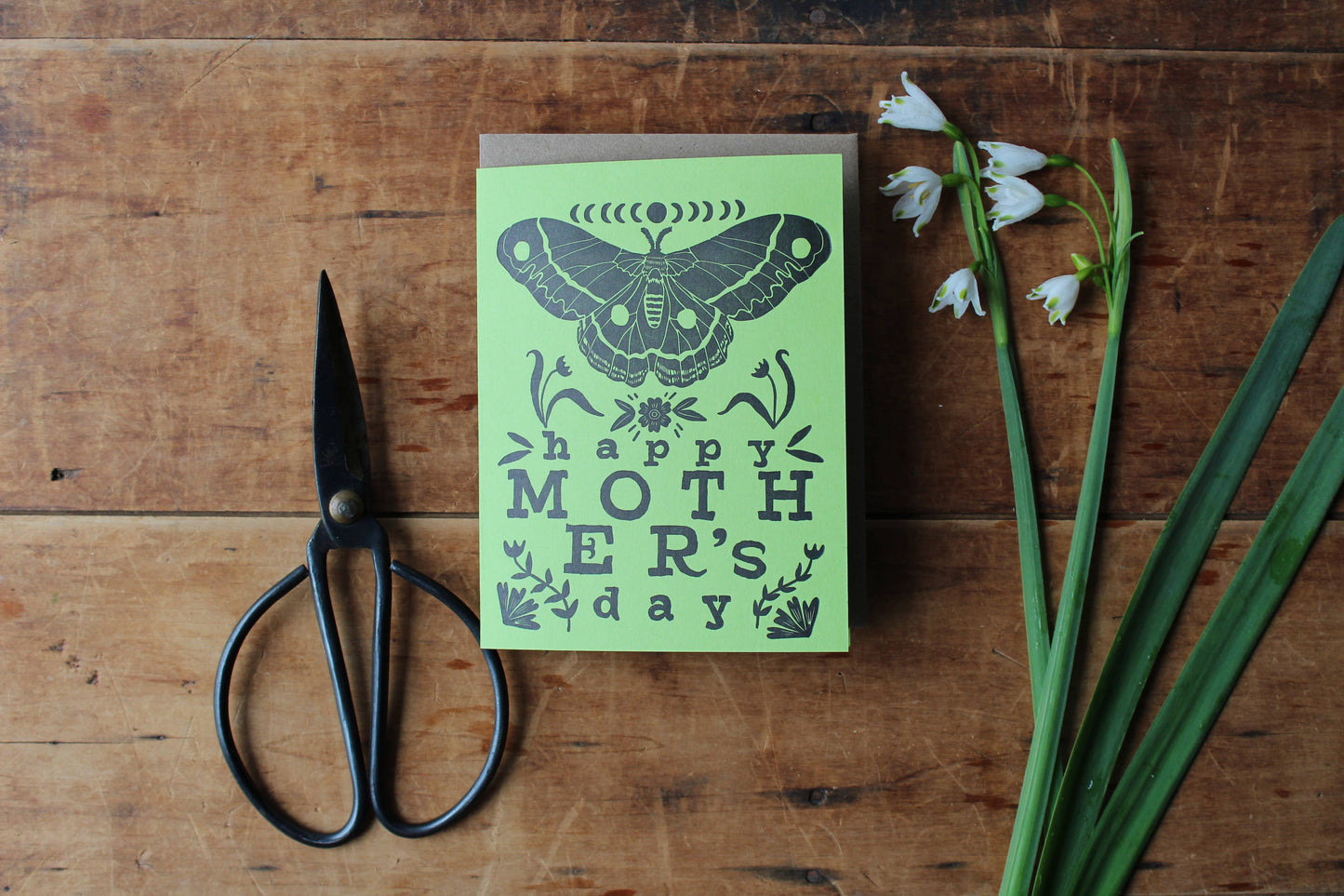 Mothers Day Moth Card