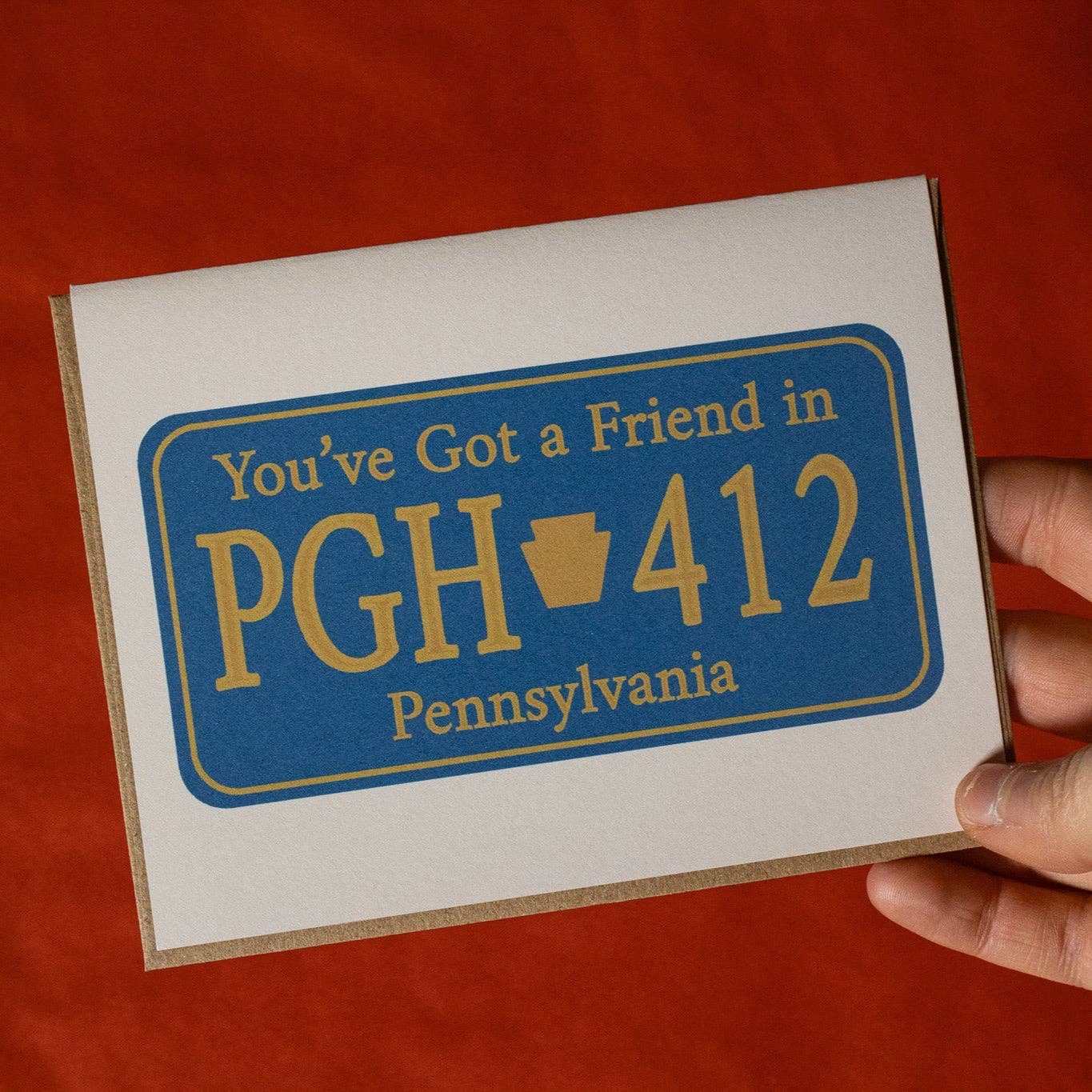 Friend in Pennsylvania Greeting Card