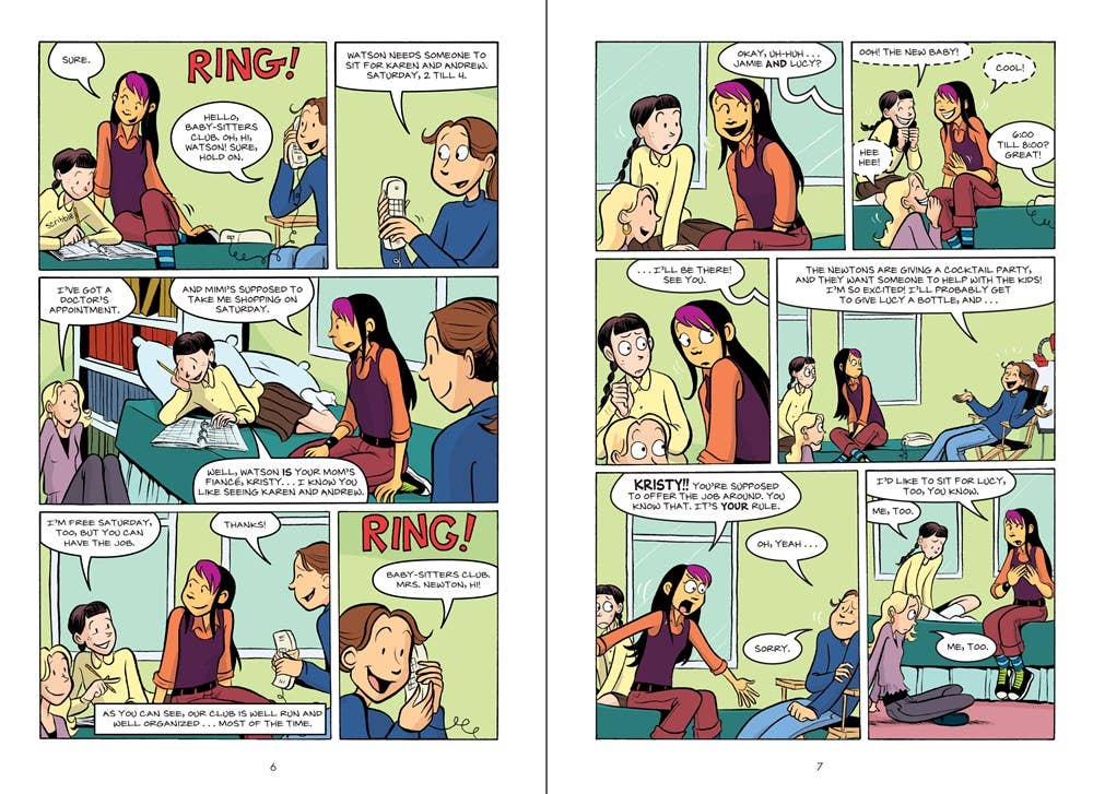 The Baby-Sitters Club: Mary Anne Saves The Day by Raina Telgemeier