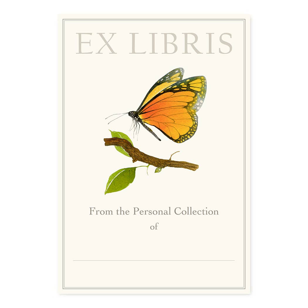 Monarch - Fill-in Bookplates - Butterfly
