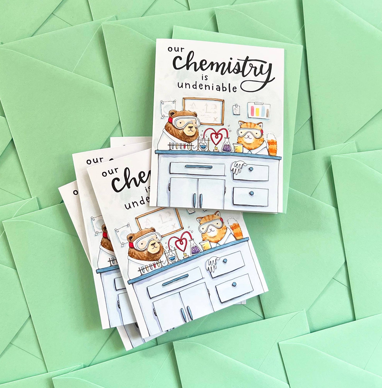 Our Chemistry Is Undeniable Love Card