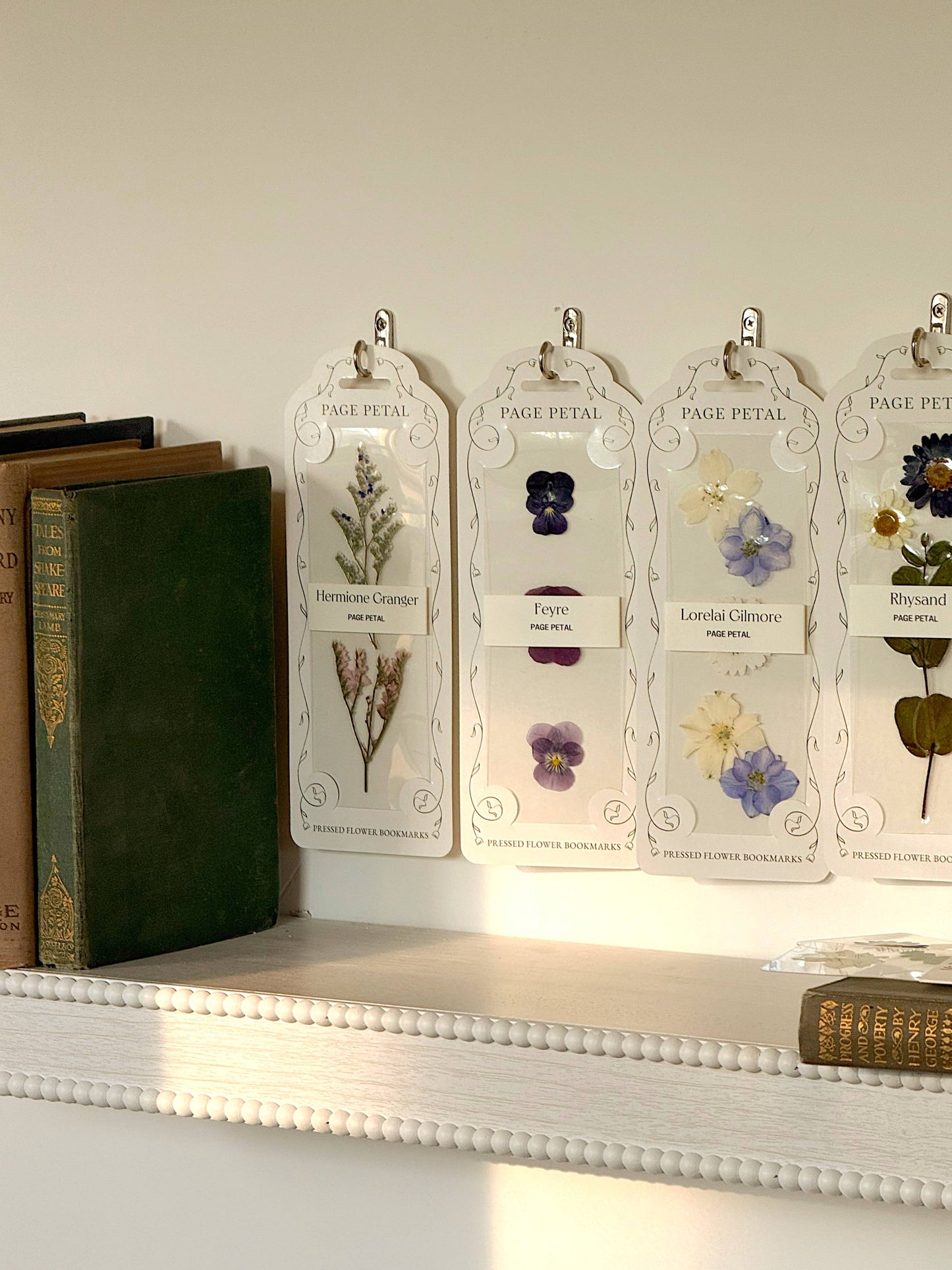 Mr. Darcy Page Petal Bookmark