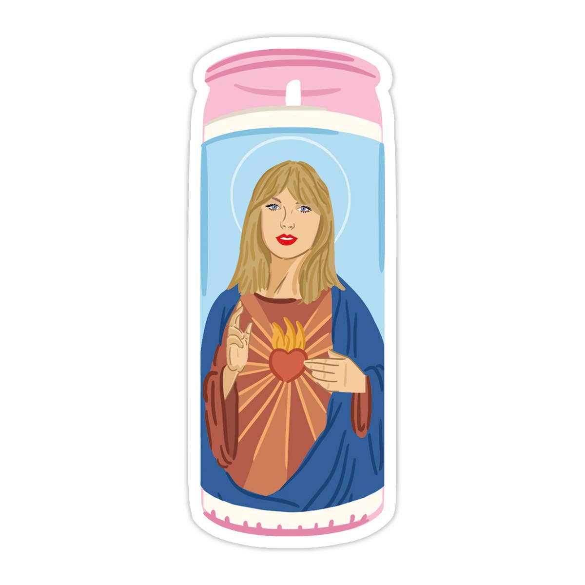 Taylor Candle Vinyl Sticker