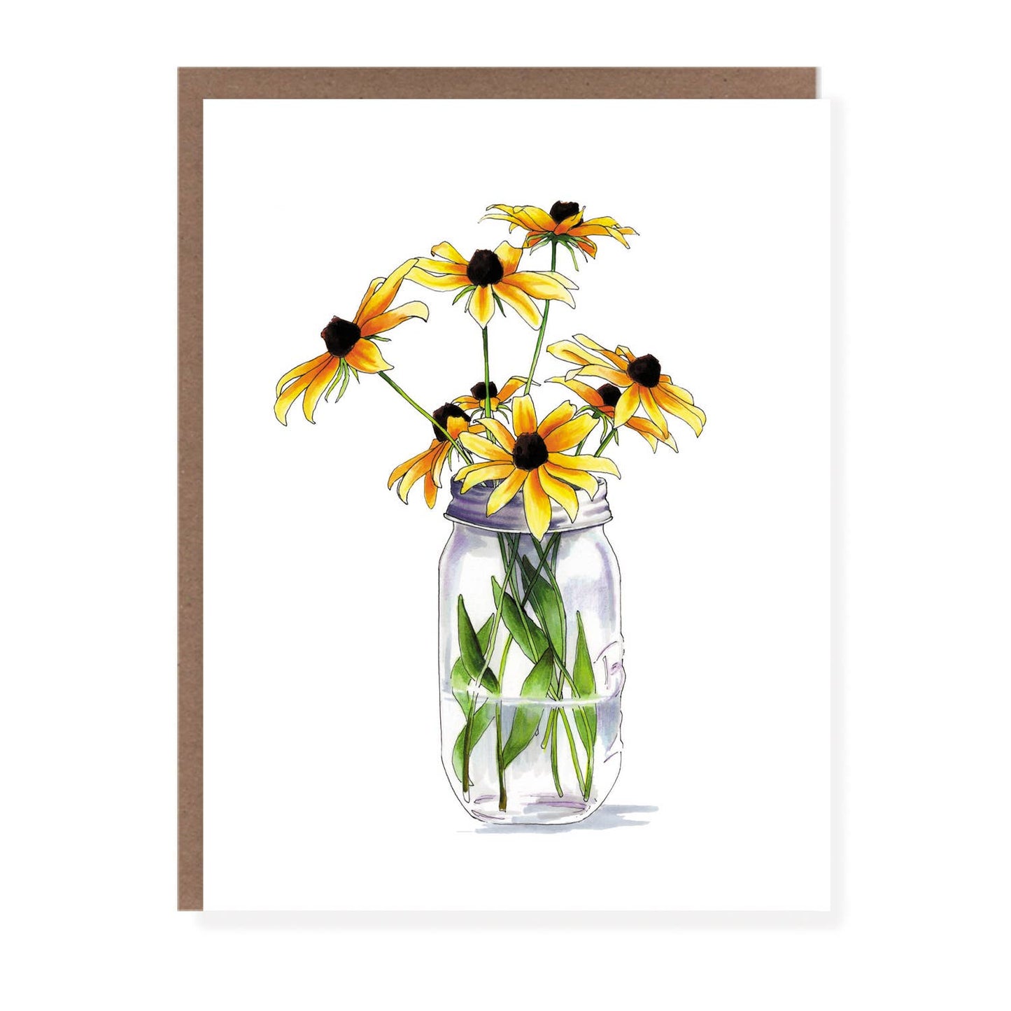 Mason Jar Flowers | Everyday Card