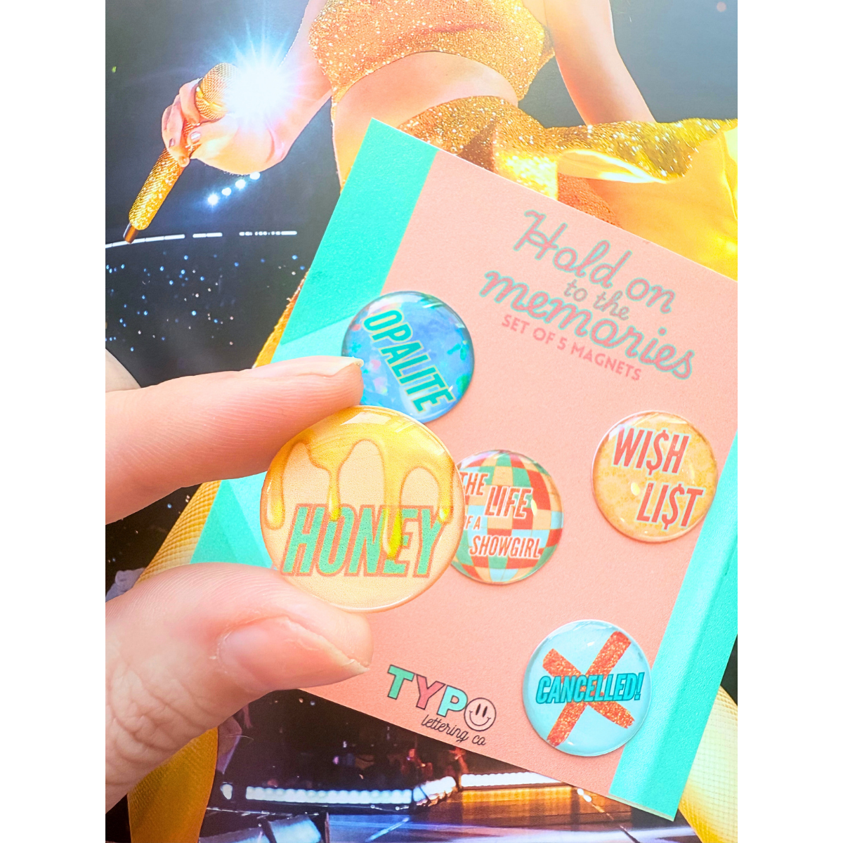 Showgirl Magnet Set (Pack of 5)