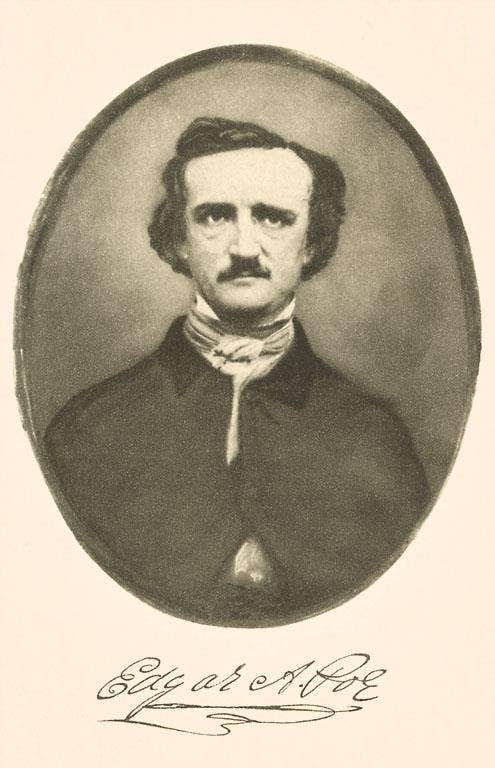 Postcard LT-10 Edgar Allen Poe