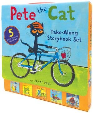 Pete the Cat Take-Along Storybook Set  by James Dean