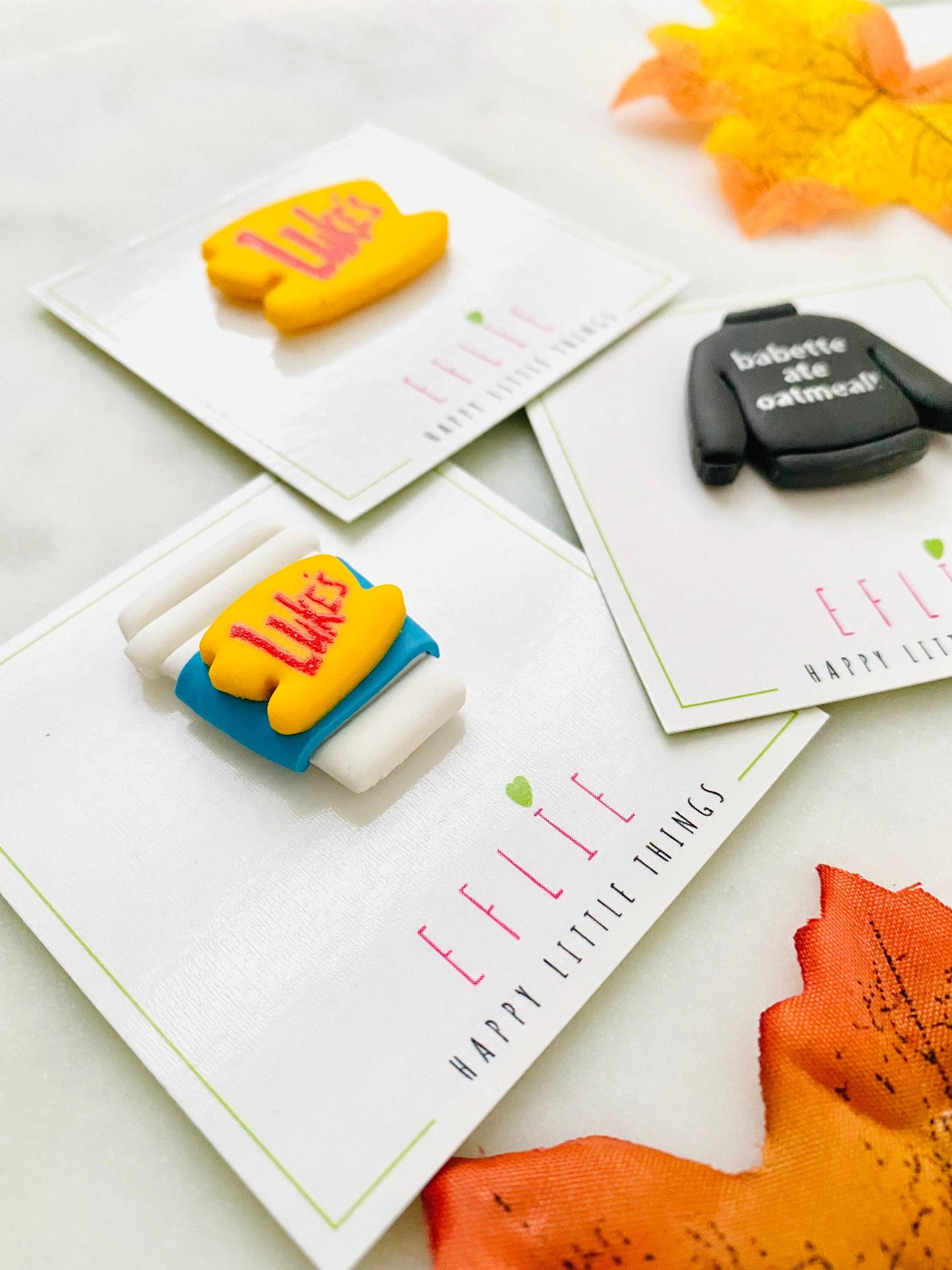 Gilmore Girls Luke's Diner Coffee Needle Minders Magnet Set