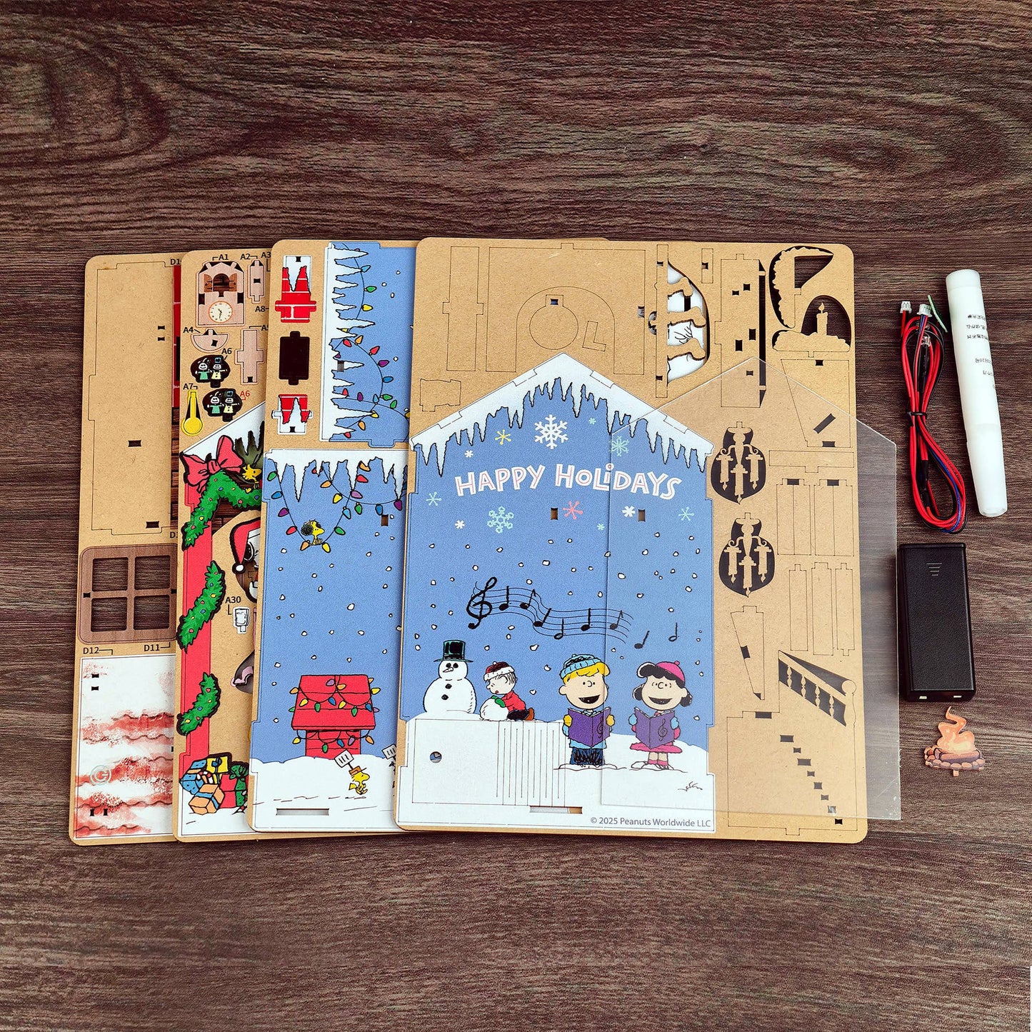 Peanuts Christmas - DIY Book Nook Kit