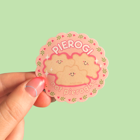 Pierogi, Not Pierogis Polish Culture Bubble-free sticker