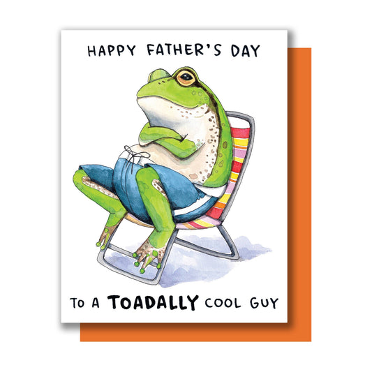 Toadally Cool Dad Father's Day Card