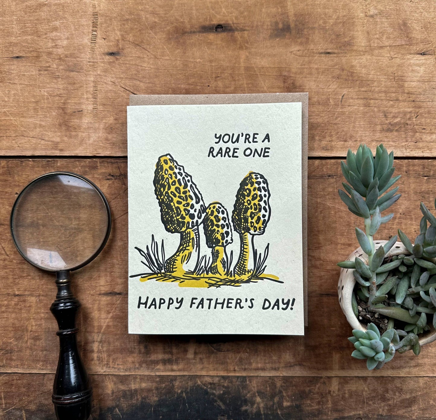 Fathers Day Mushroom Card