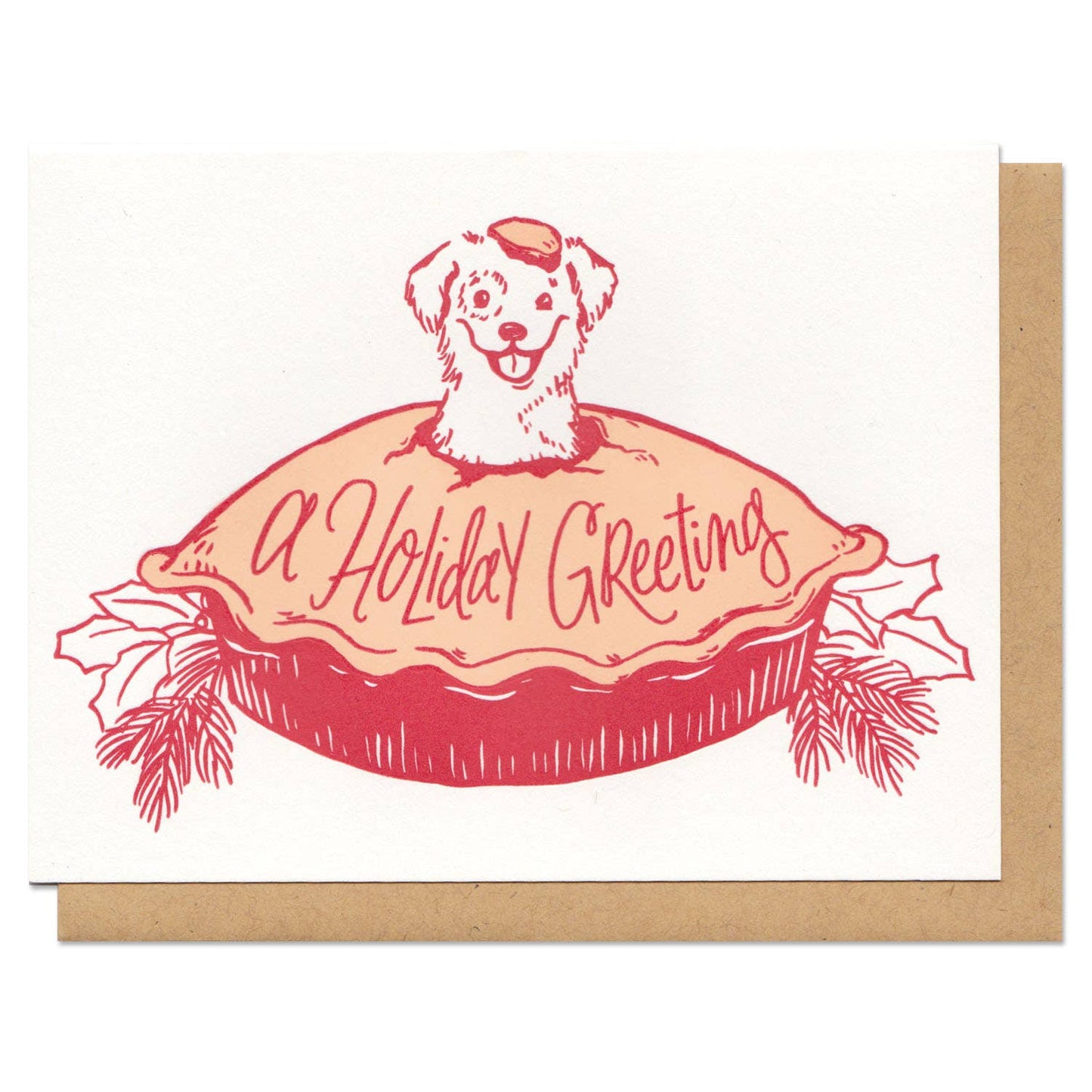 Puppy Pie Greeting Card