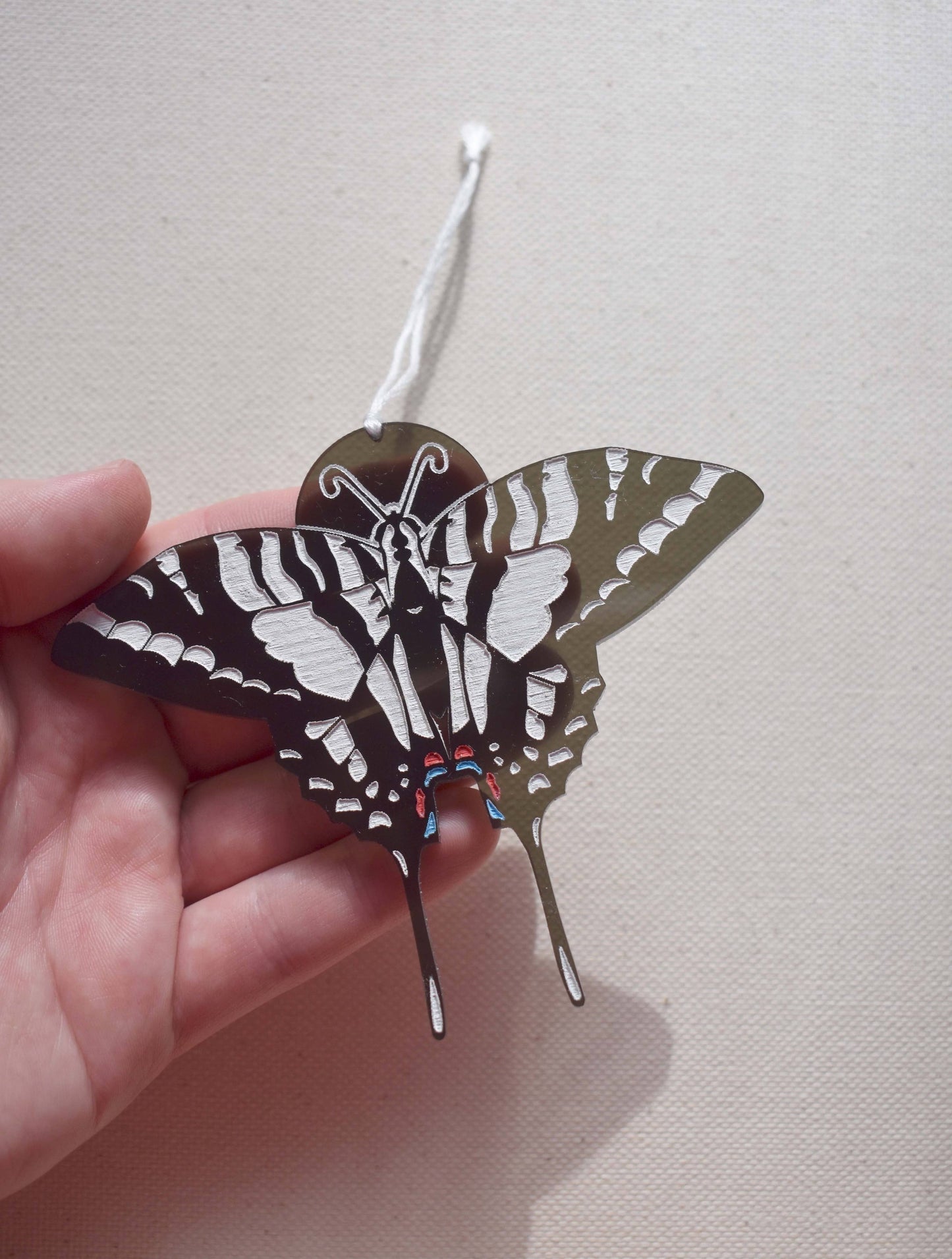 Zebra Swallowtail Butterfly  Ornament