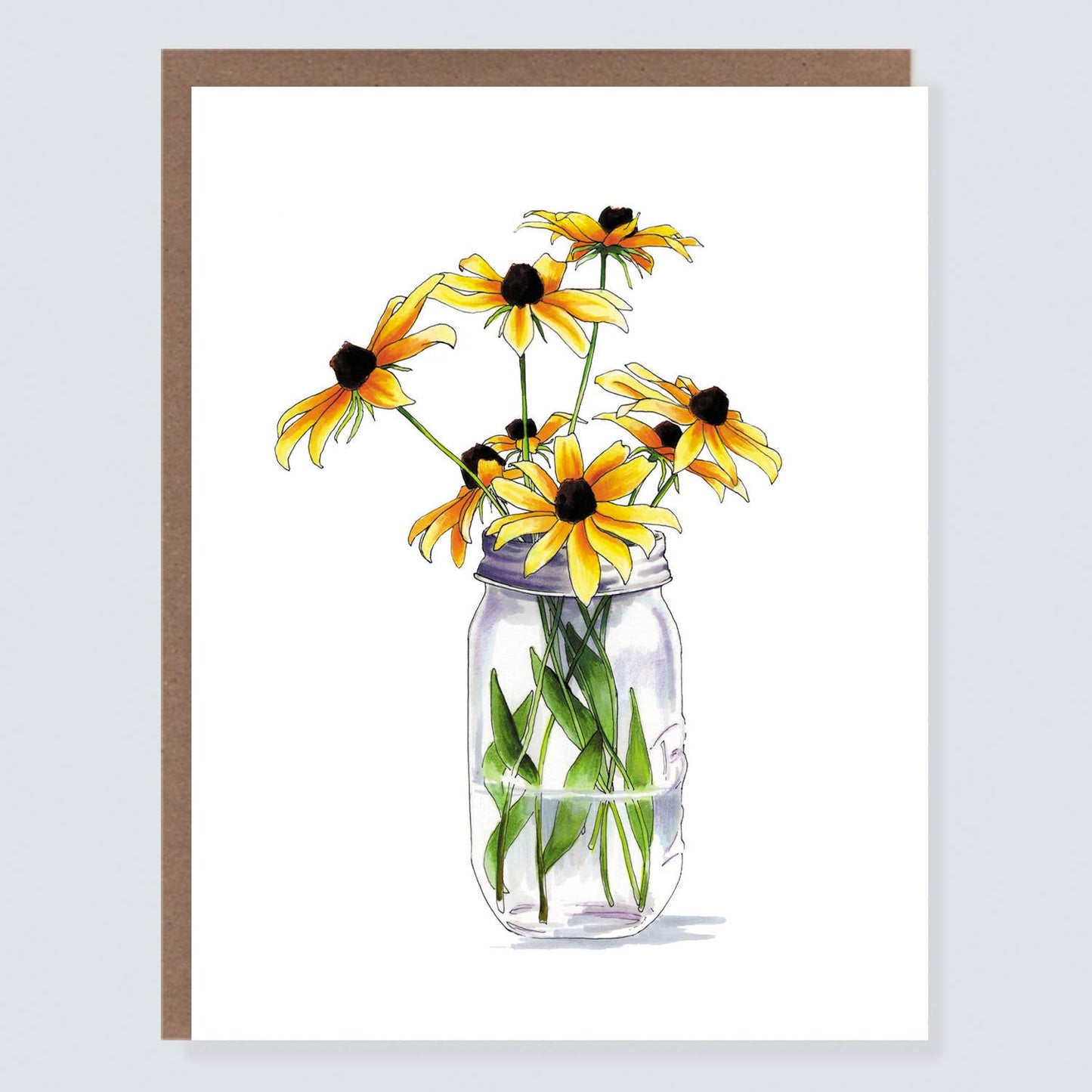 Mason Jar Flowers | Everyday Card