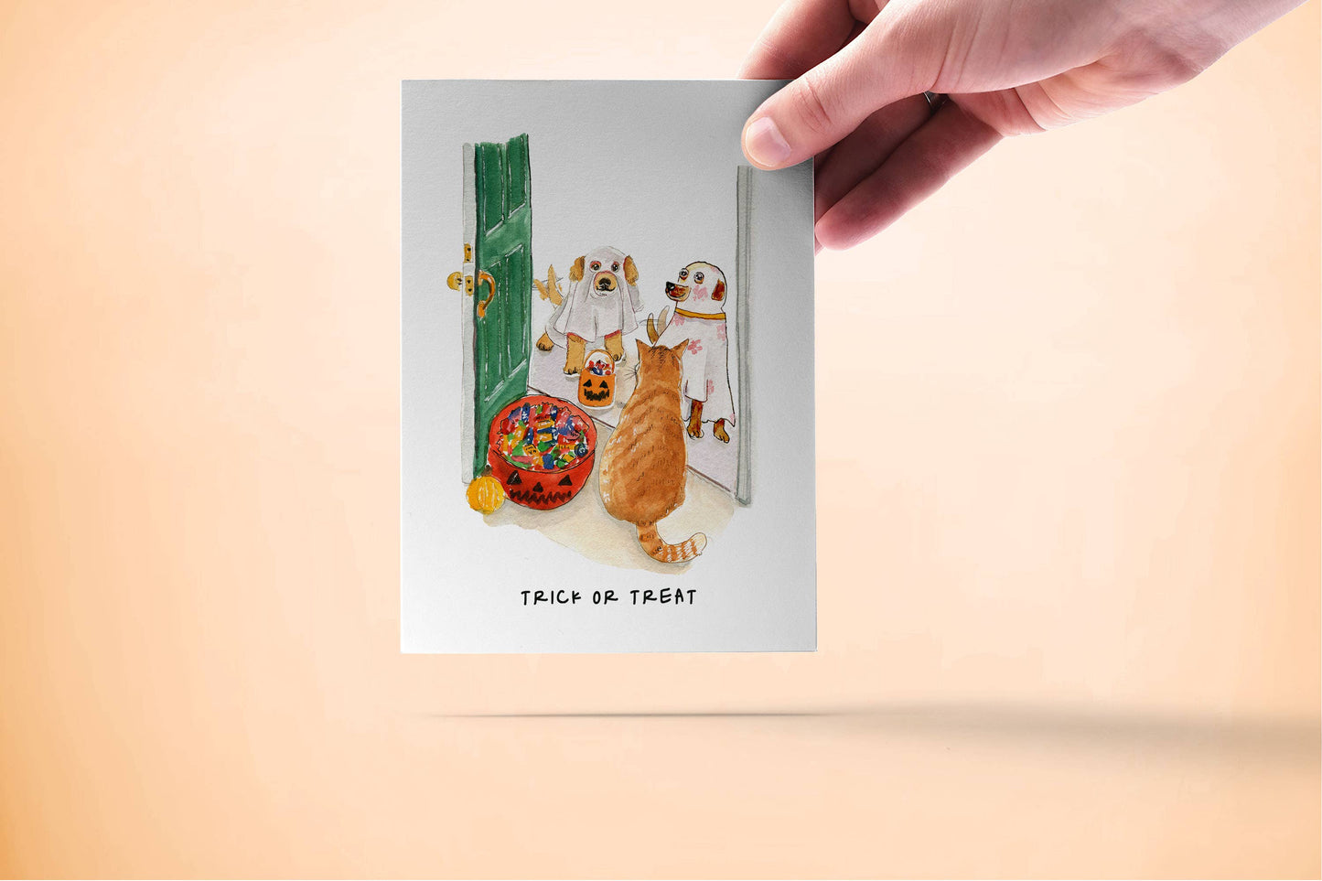 Trick Or Treat - Funny Halloween Card