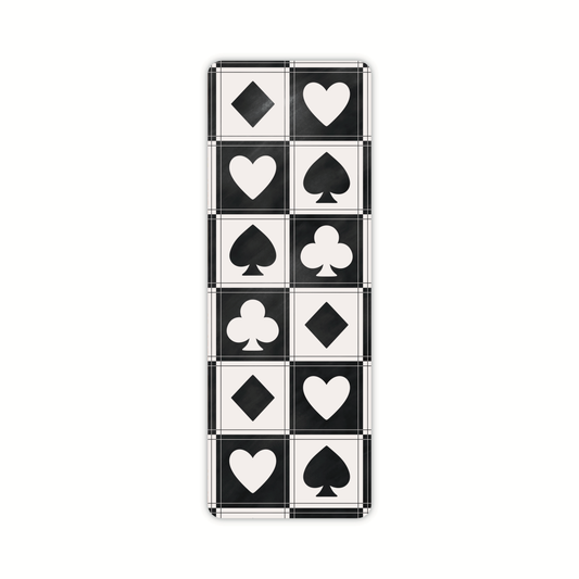 Alice in Wonderland Queen's Check Foil Bookmark