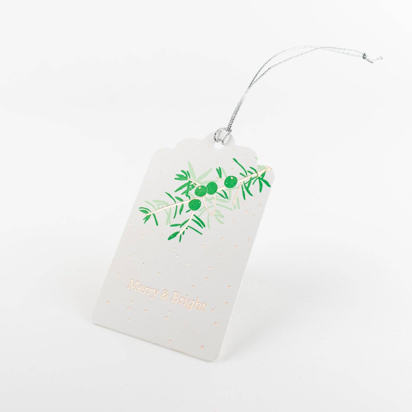 Gift Tag: Holiday Vegetation Hang Tag (Set of 8)