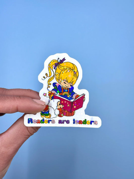 Holographic Rainbow Brite / Water Resistant Sticker