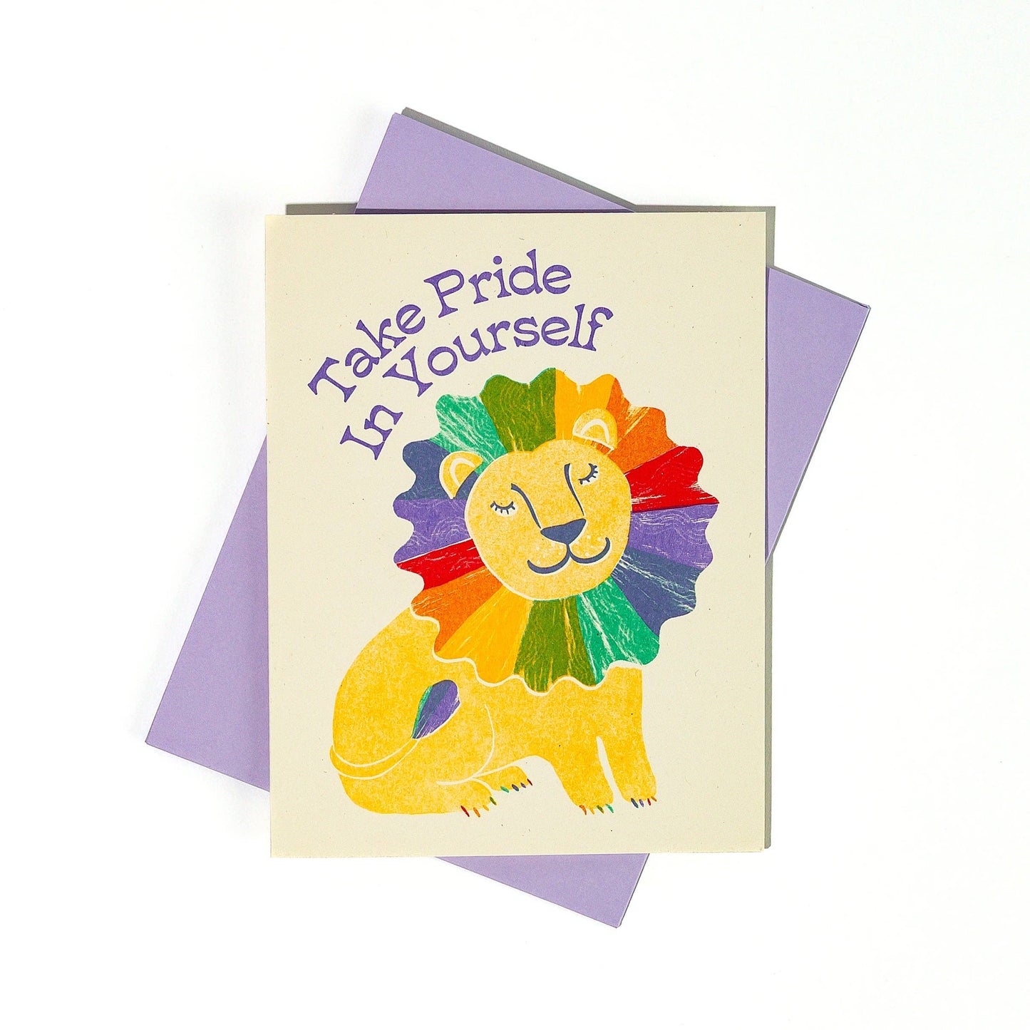 Take Pride in Yourself - Risograph Greeting Card