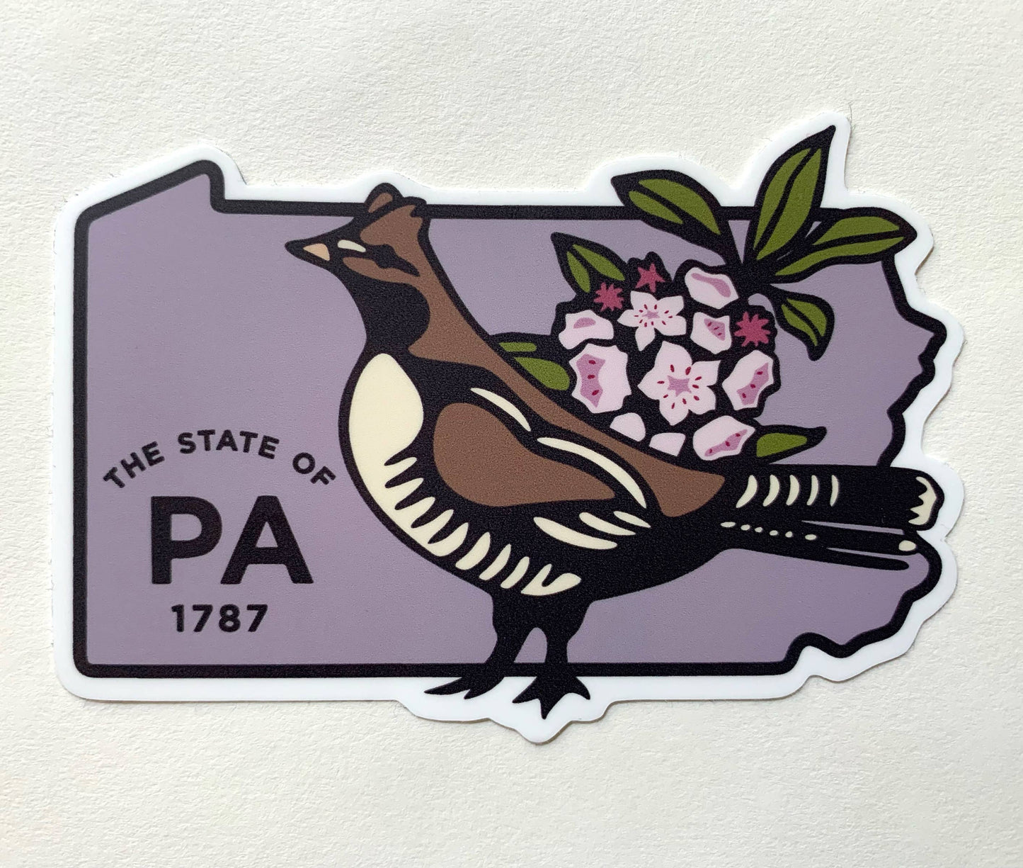 State of Pennsylvania Bumper Sticker / Vinyl Decal