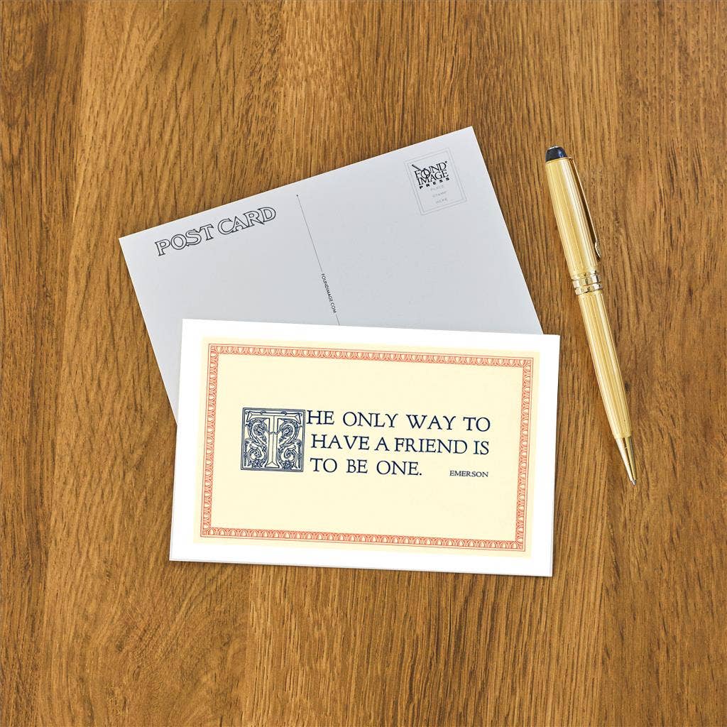 Postcard SQ-157 The Way to Have a Friend