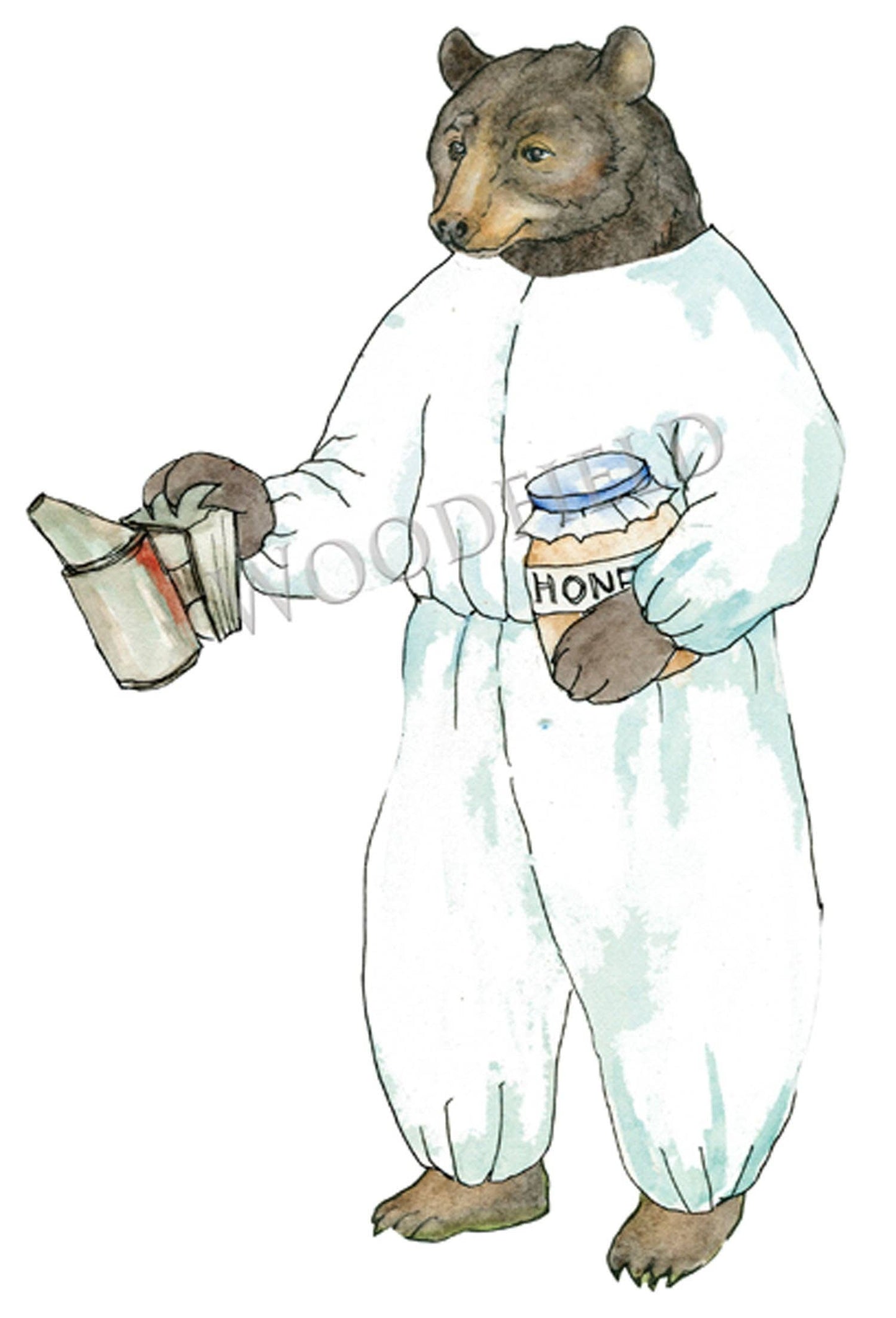 #3000 - Cedric Bear Paper Doll Kit