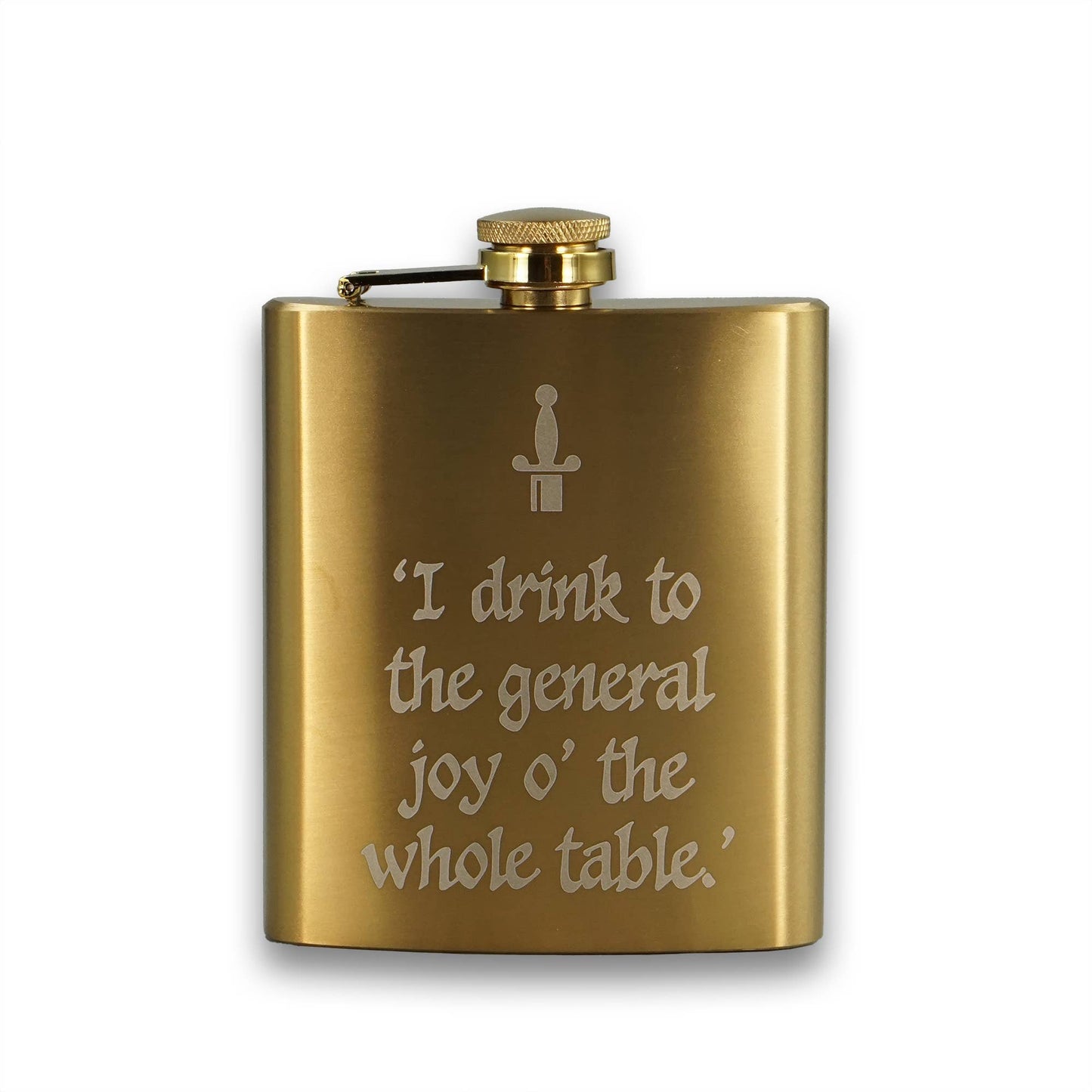 Hip Flask 7oz - Shakespeare (Macbeth)