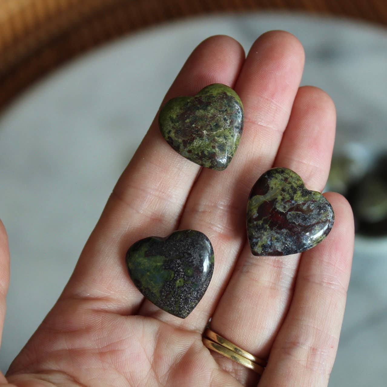 Dragon's Blood Jasper 20mm Heart (Crystals & Stones)