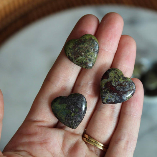 Dragon's Blood Jasper 20mm Heart (Crystals & Stones)