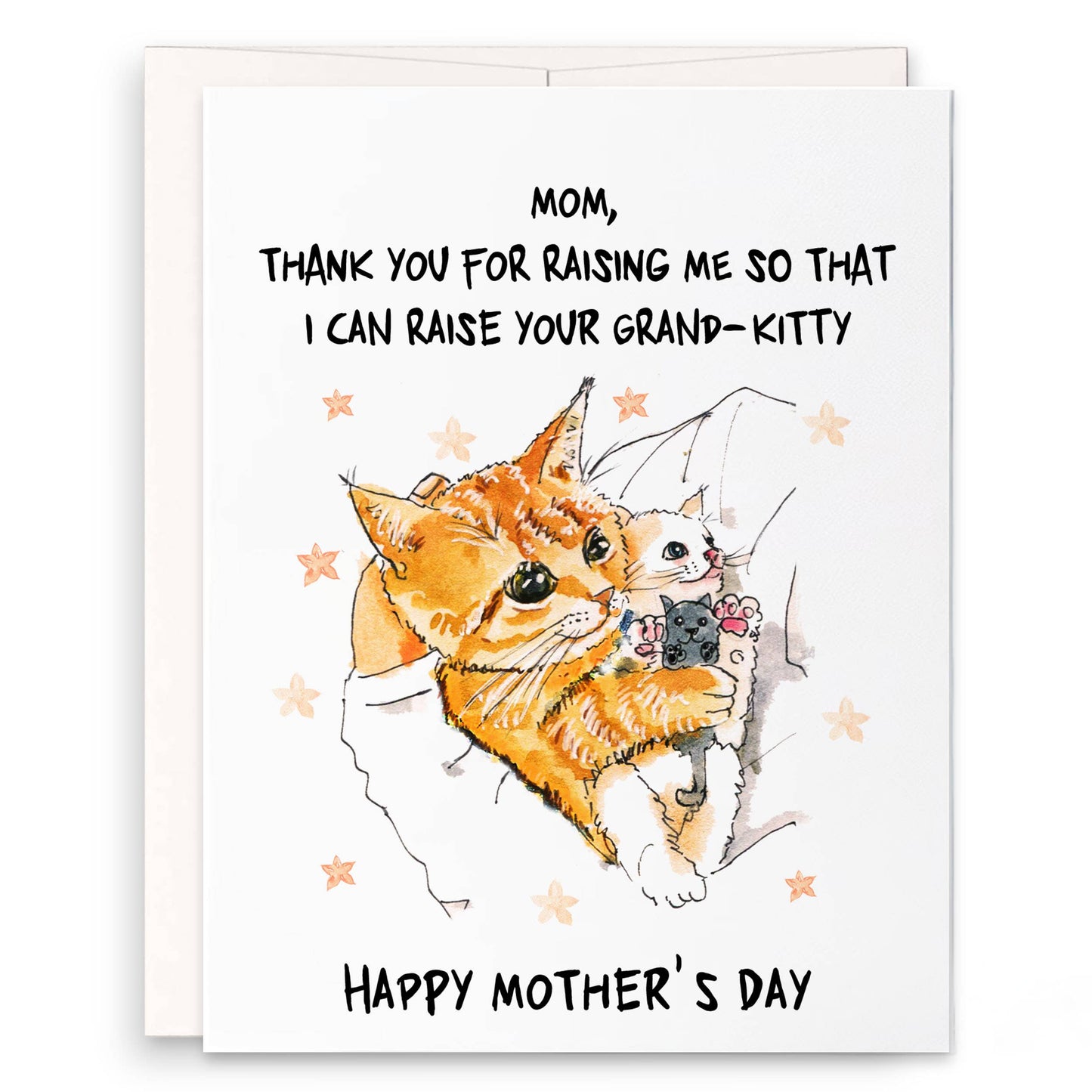 Raise Grand Kitty - Funny Mother's Day Card
