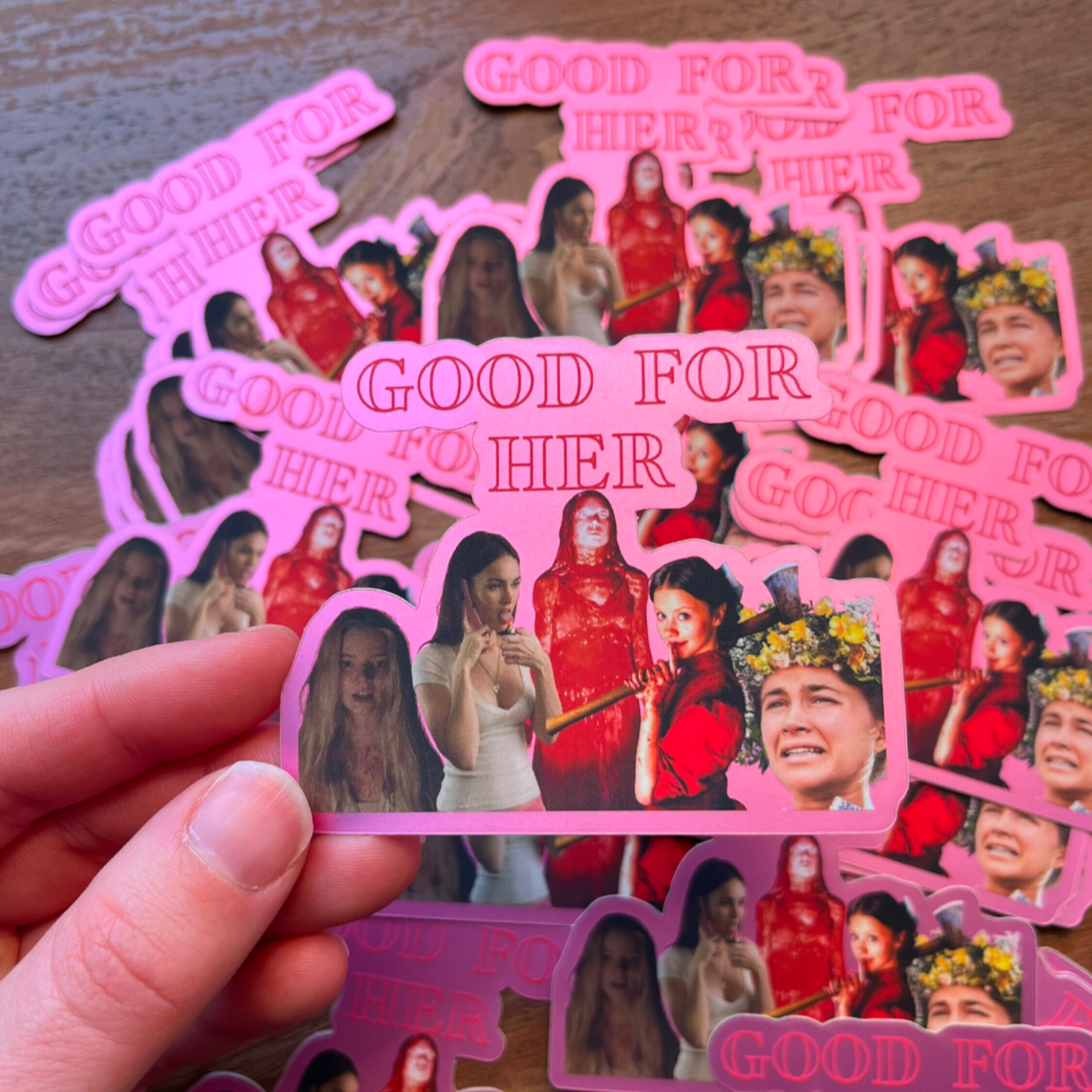 Good For Her Final Girl Sticker