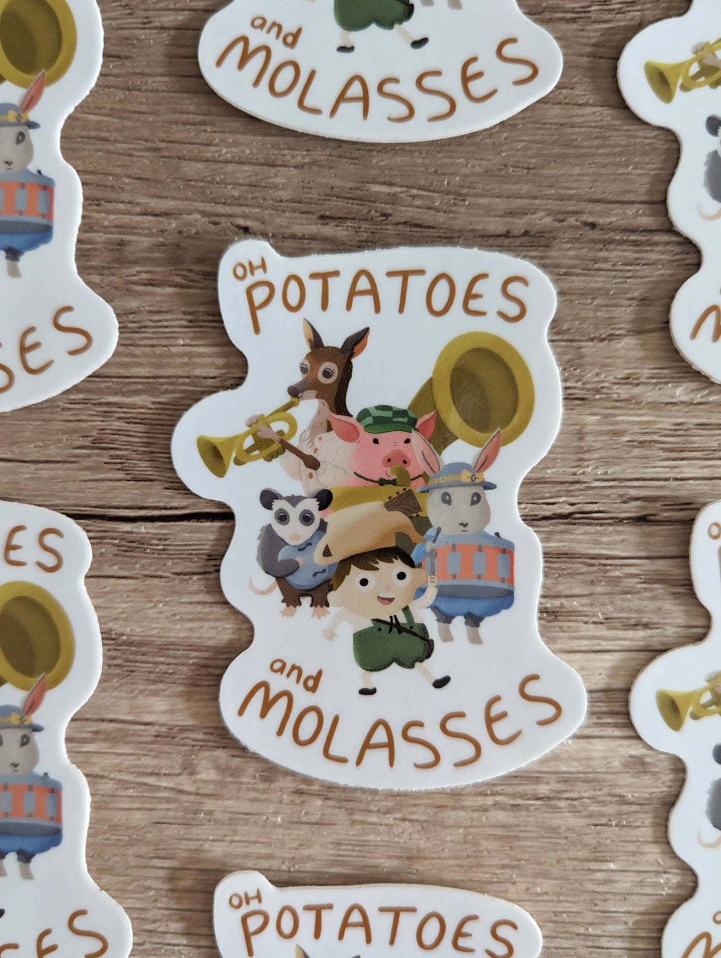 Oh Potatoes and Molasses - Cute Over the Garden Wall Sticker