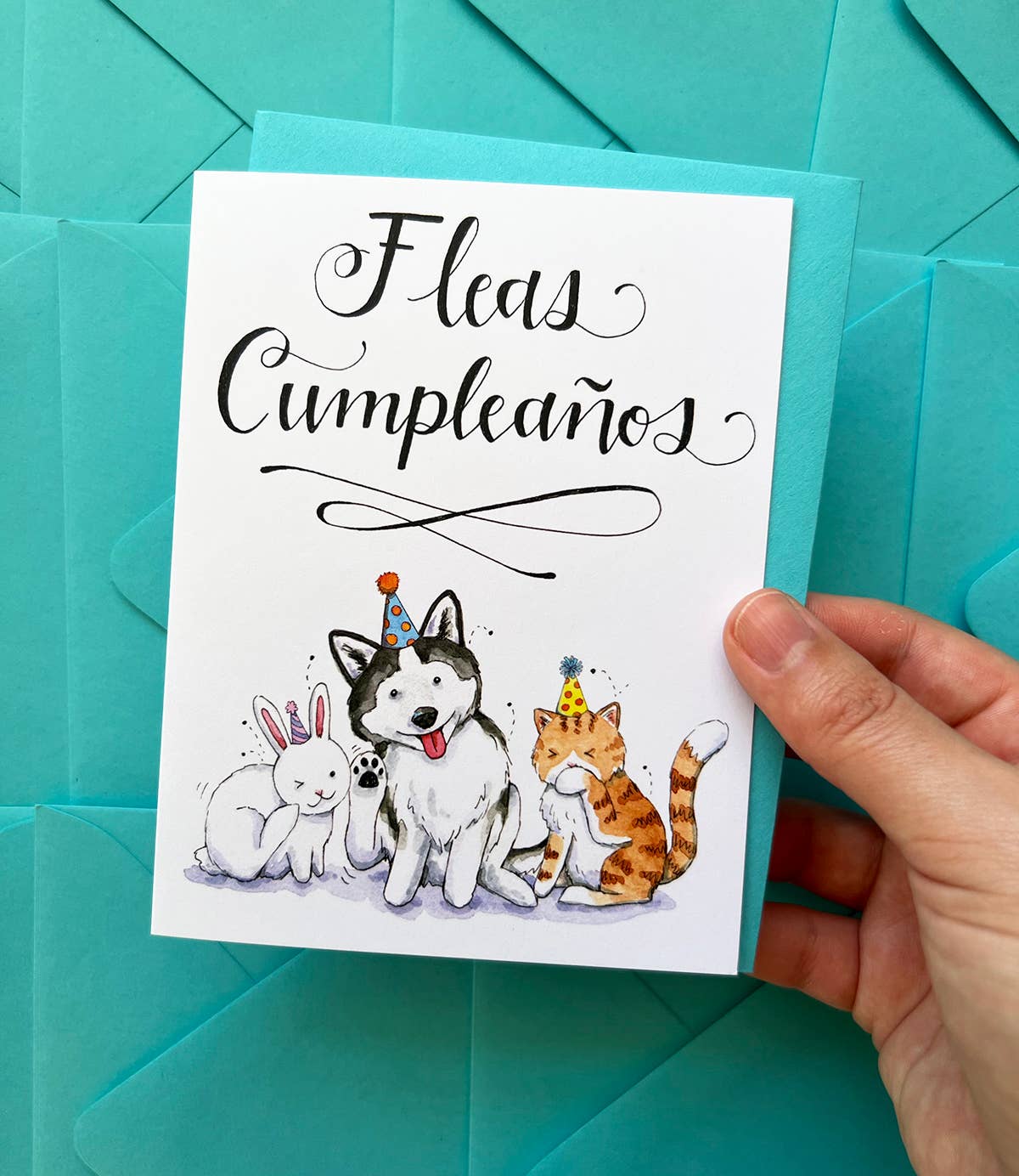 Fleas Cumpleaños Birthday Card