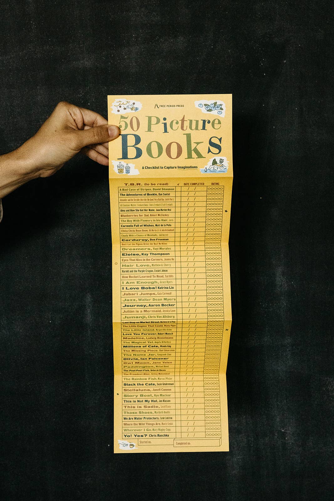 50 Picture Books: A Checklist to Capture Imaginations