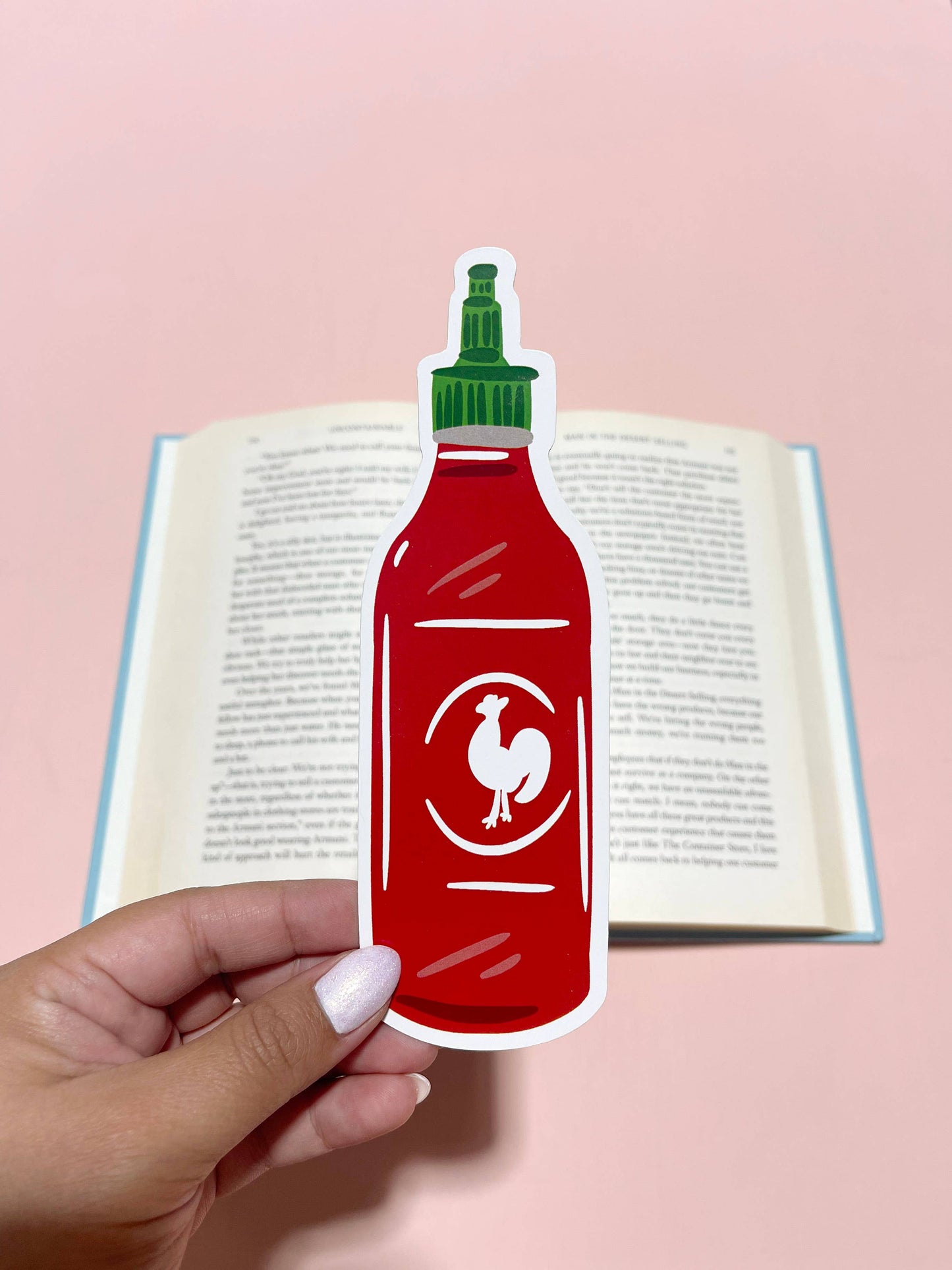 Hot Sauce Die Cut Bookmark