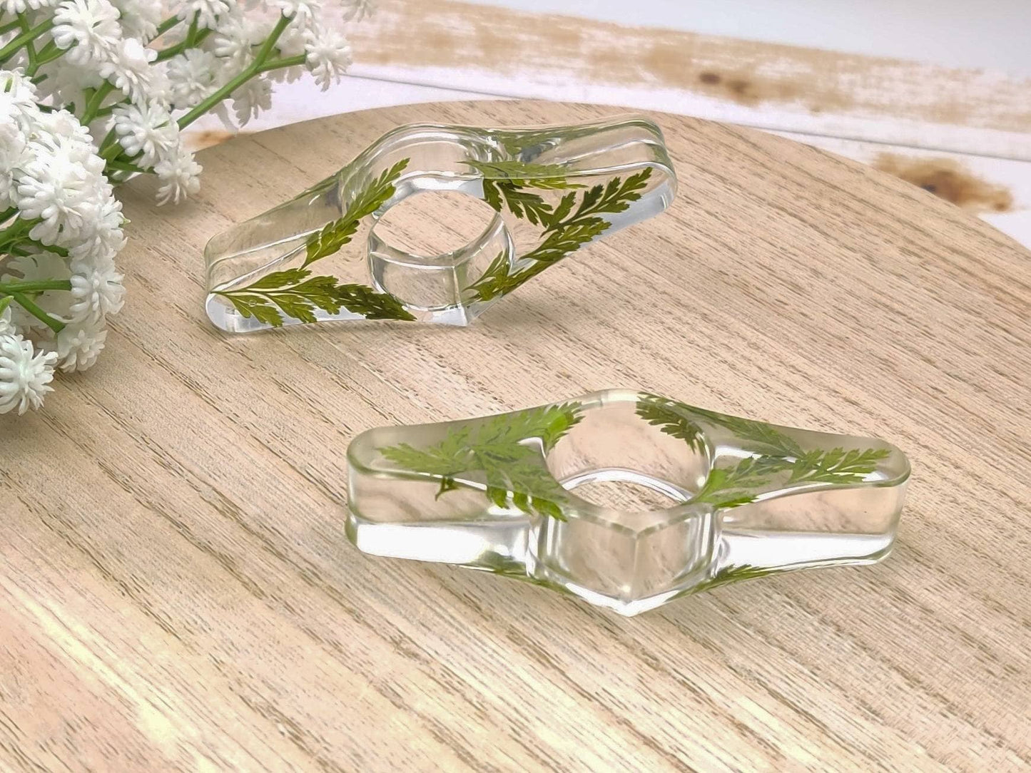 Pressed Plant Botanical Resin Book Page Holder