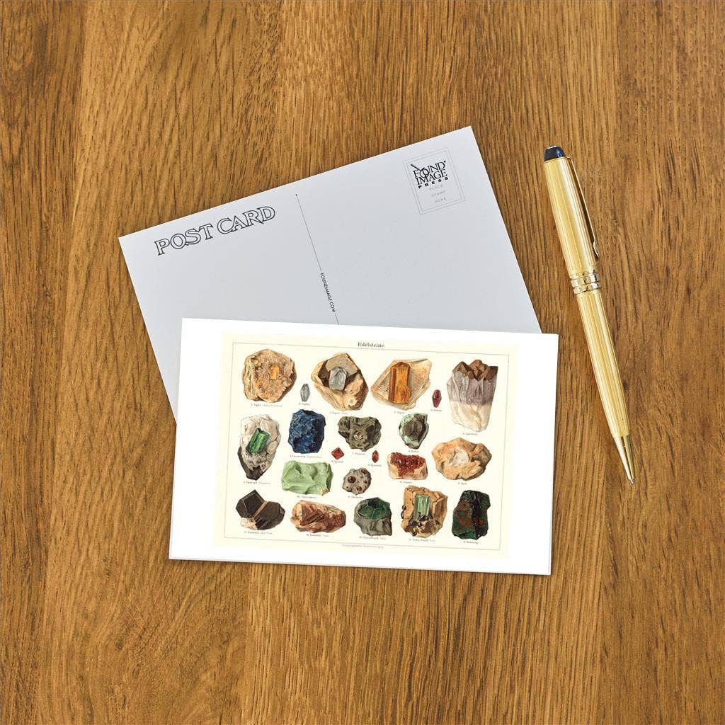 Postcard DA-657 Samples of Gemstones