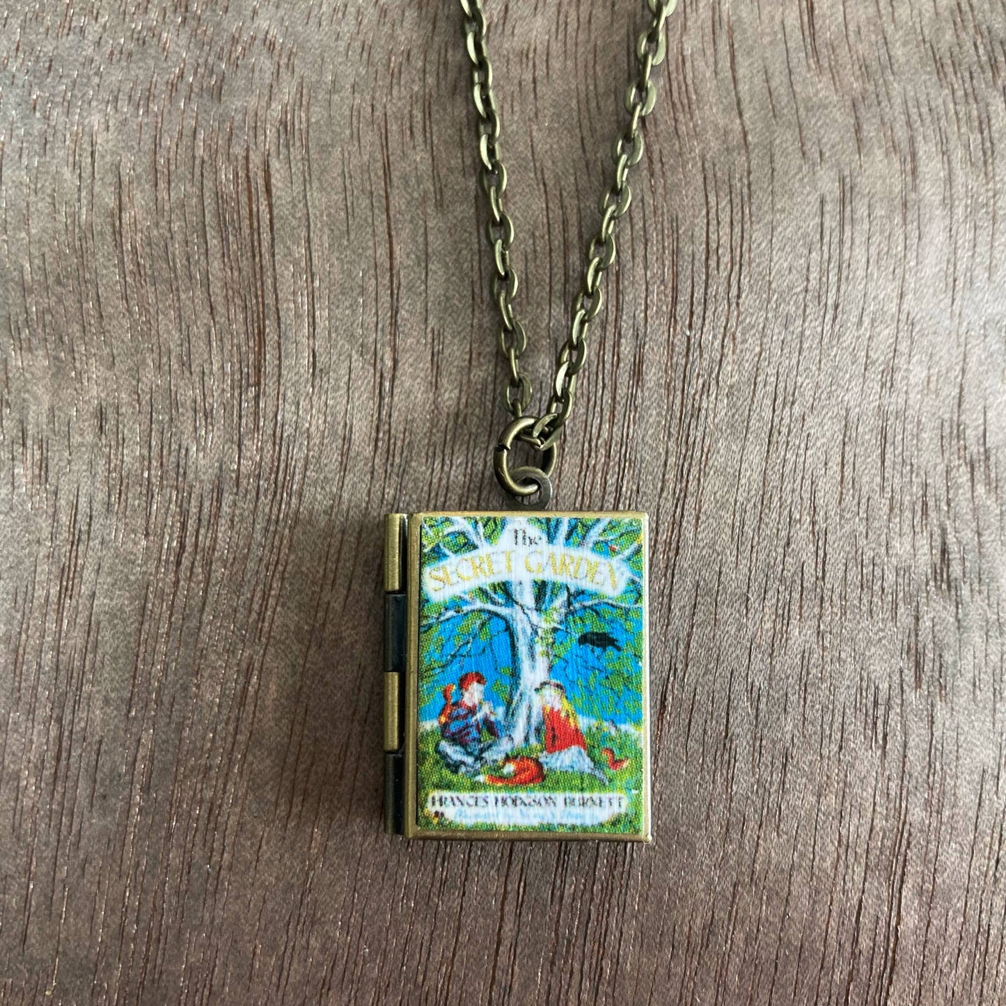 Book Locket The Secret Garden