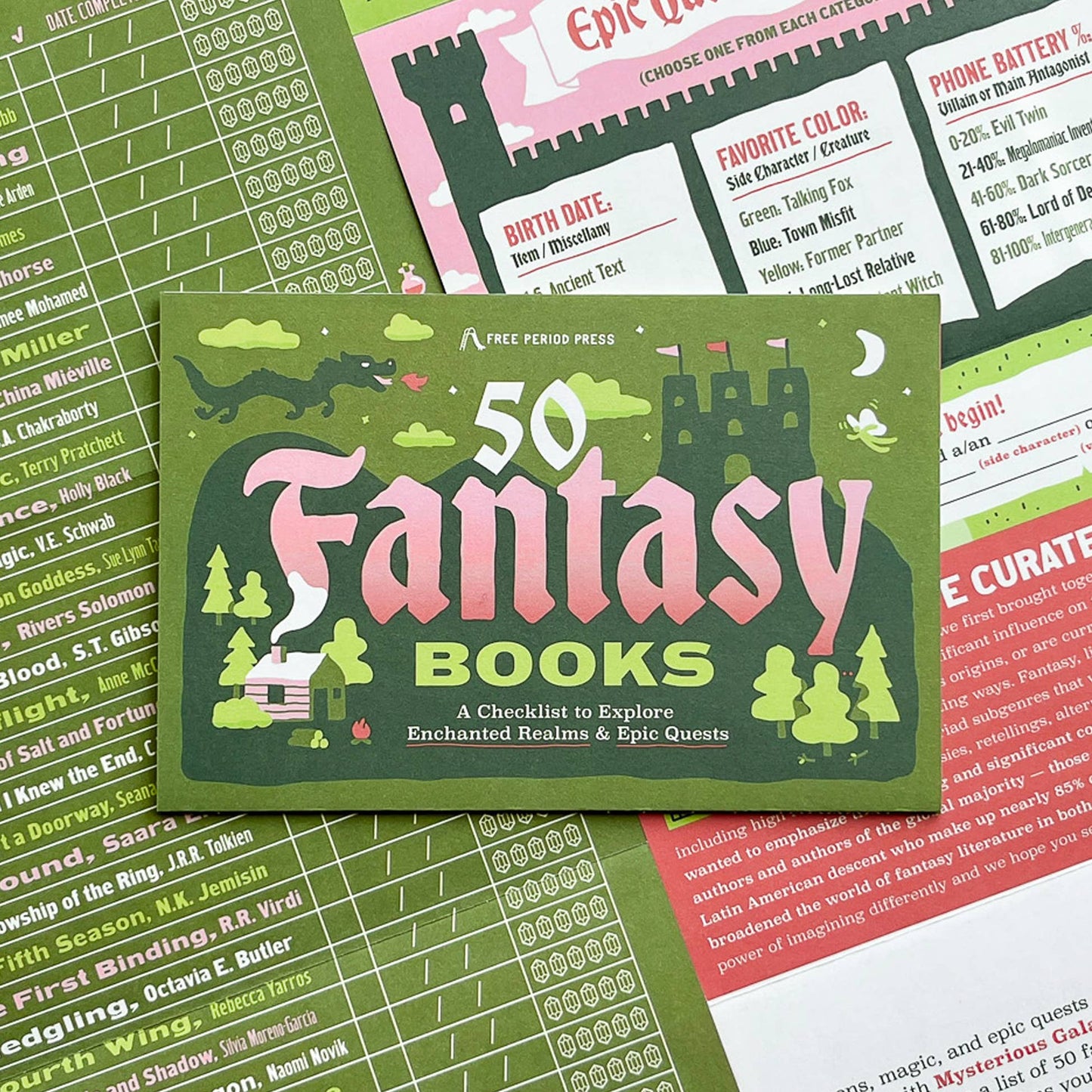 50 Fantasy Books: A Checklist to Explore Realms & Quests