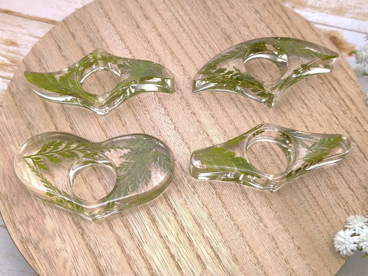 Pressed Plant Botanical Resin Book Page Holder