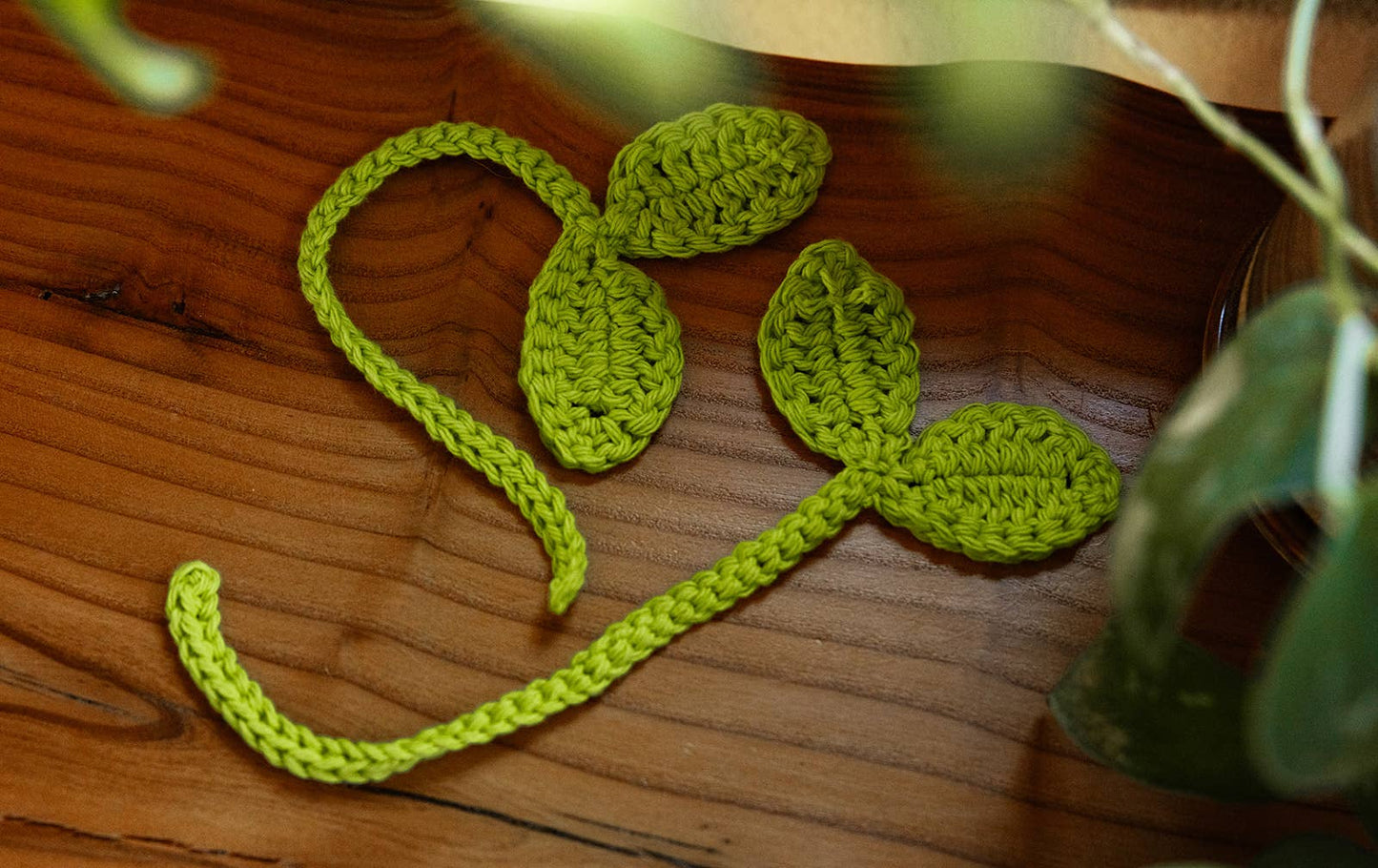 Handmade Crochet Sprout Bookmark - For Book Lovers!