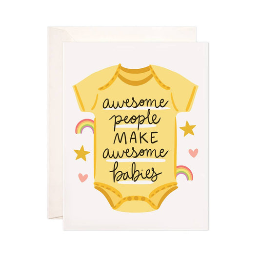 "Awesome Babies" Greeting Card