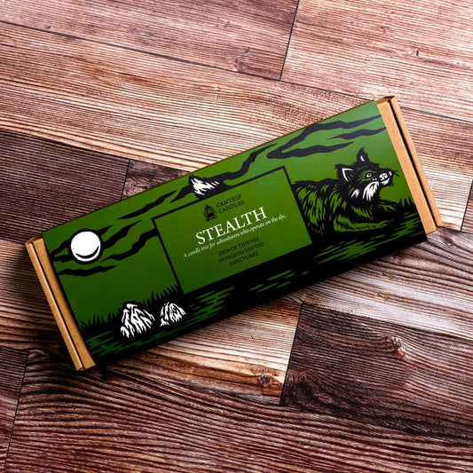 Stealth Adventure Triptych Candle Game Set